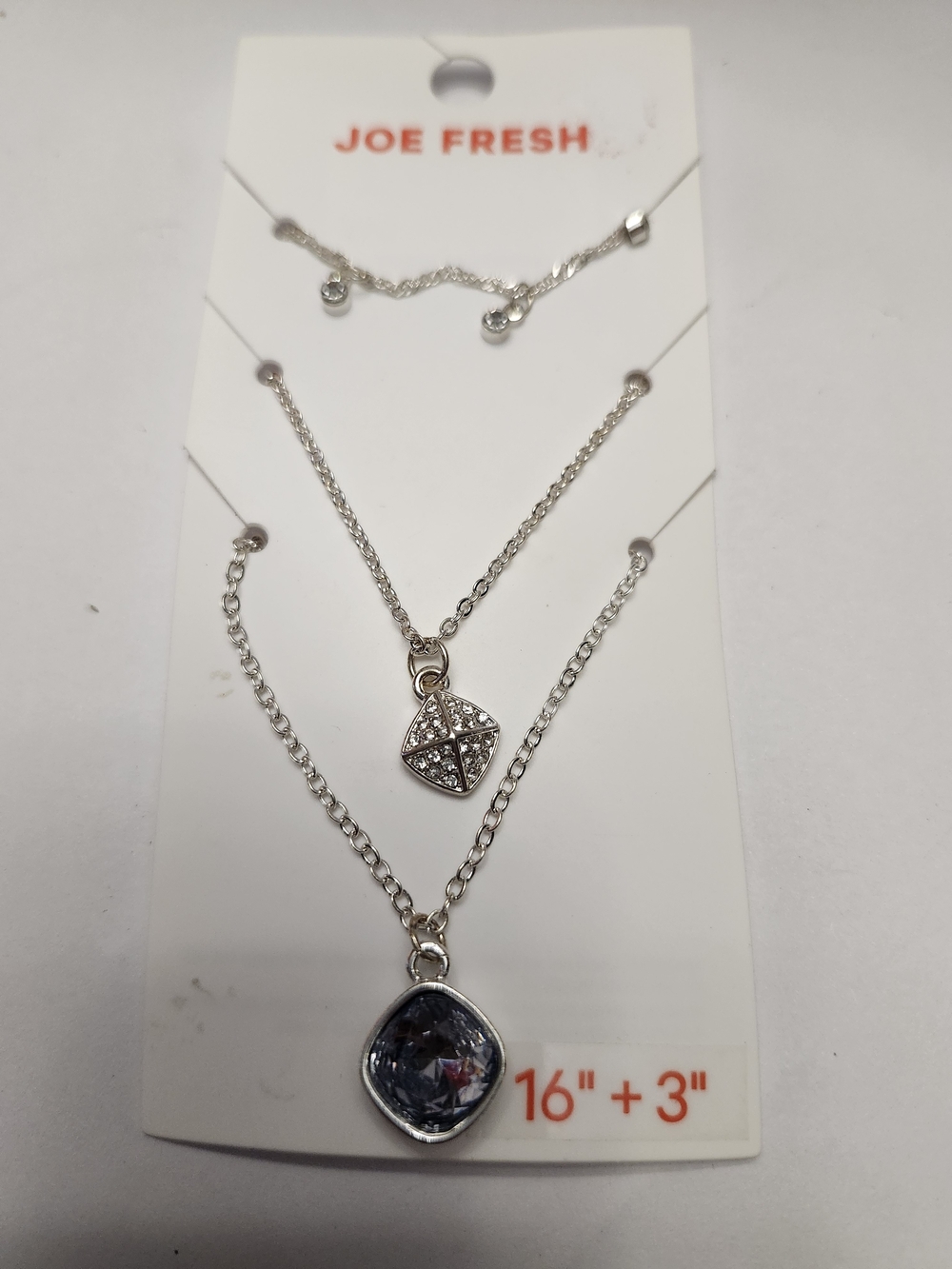 SPECIAL BUY SEE AD Joe Fresh Silver-Tone Layered Necklace Set